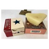 2 heart candles & 4 votives