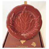 Pottery leaf plate