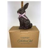 NIB CC Chocolate resin bunny