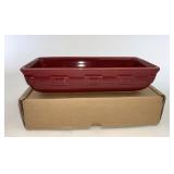 NIB Paprika rectangle bowl