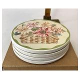 NIB Sunflower coasters set