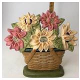 NIB Wrought iron sunflower doorstop