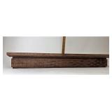 NIB Woven shelf wall decor