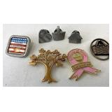 Pewter & metal pins