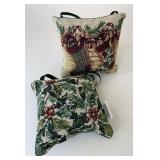 Holiday door knob pillows