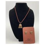 NIB So Rachel Necklace and earring set