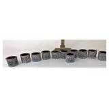 Miniature Basket crocks made in Roseville, OH