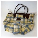 Four piece Cornflower Plaid