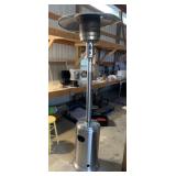 Stainless portable propane stand heater