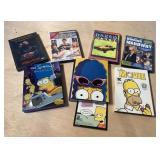 The Simpsons and other miscellaneous DVDs
