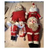 Santa decoration lot