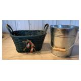 Basket and bucket