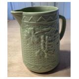 Green vase
