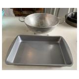 Strainer and cooking pan