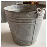 Galvanized bucket