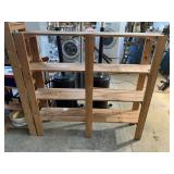 59 x 55 wooden shelf