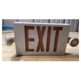 Exit sign