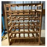 Homemade wine rack