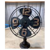 Vintage clock fan