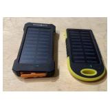 Two portable chargers