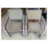 Five outdoor chairs