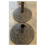 Two umbrella stands