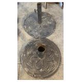 Two umbrella stands
