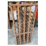 Wooden wine rack