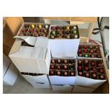 15 cases of empty wine bottles