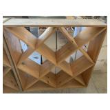 42" x 42" homemade wine rack