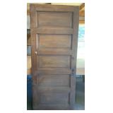 34 x 81 1/2 wooden door