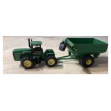 John Deere tractor and wagon