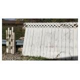 Two sections 6 foot tall by 8 foot 10 wide