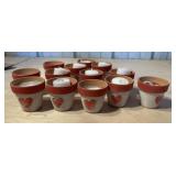 Small flower pots with Candles