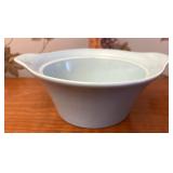 Teal pottery USA casserole