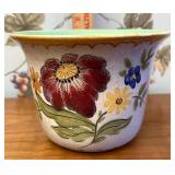 Italian pottery vase