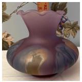 Norwegian Rueben Art glass vase