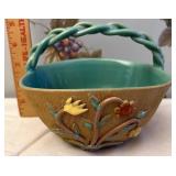 Italian pottery basket