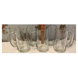 Glass mugs