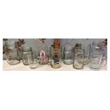 Glass mugs