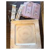 Plate hangers and decorative plate