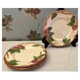 4 Franciscan Apple  8" bread plates