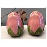 Franciscan desert rose salt and pepper shakers