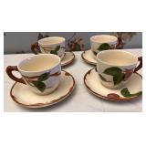 Franciscan Apple cups and saucers