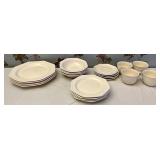 20 piece modern dinnerware set