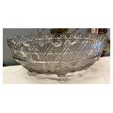 Glass console bowl