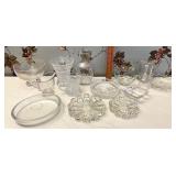 Clear glass lot