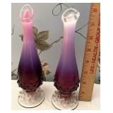 Fenton bud vases