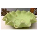 Fenton custard cactus bowl