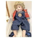 Little boy porcelain doll